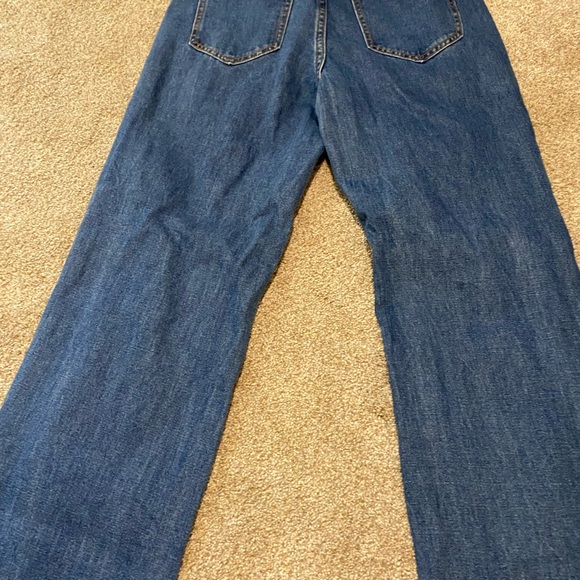 SHEIN wide leg, dark wash jeans. Size small. - Picture 6 of 9